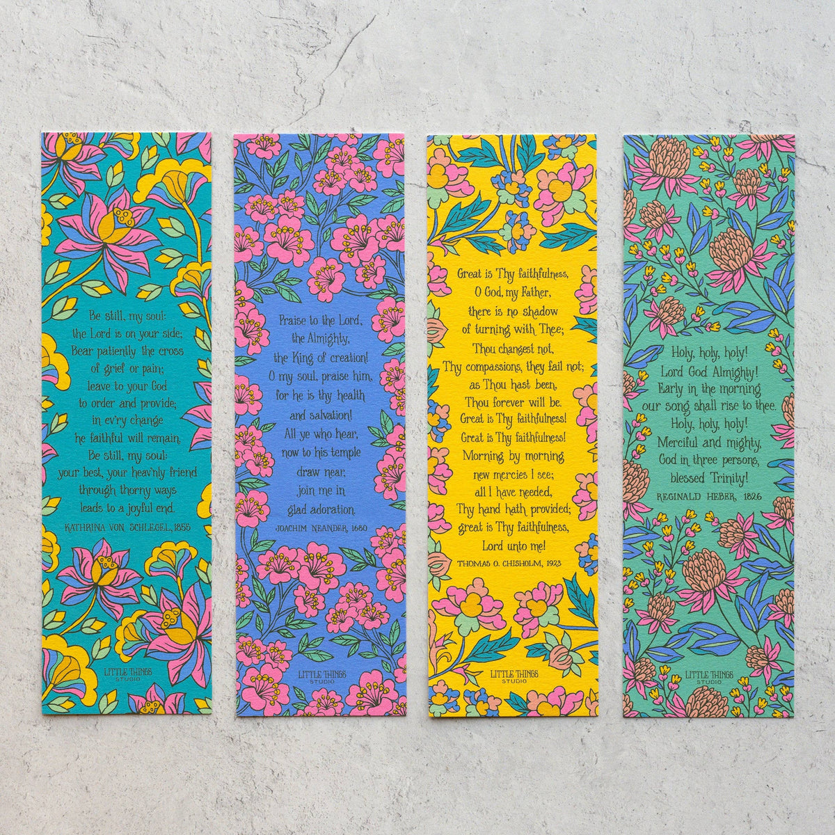 Hymn Bookmark (1 each) from Set Two