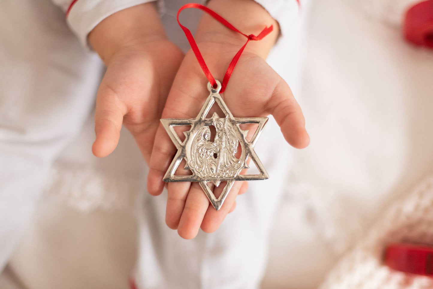 Pewter nativity