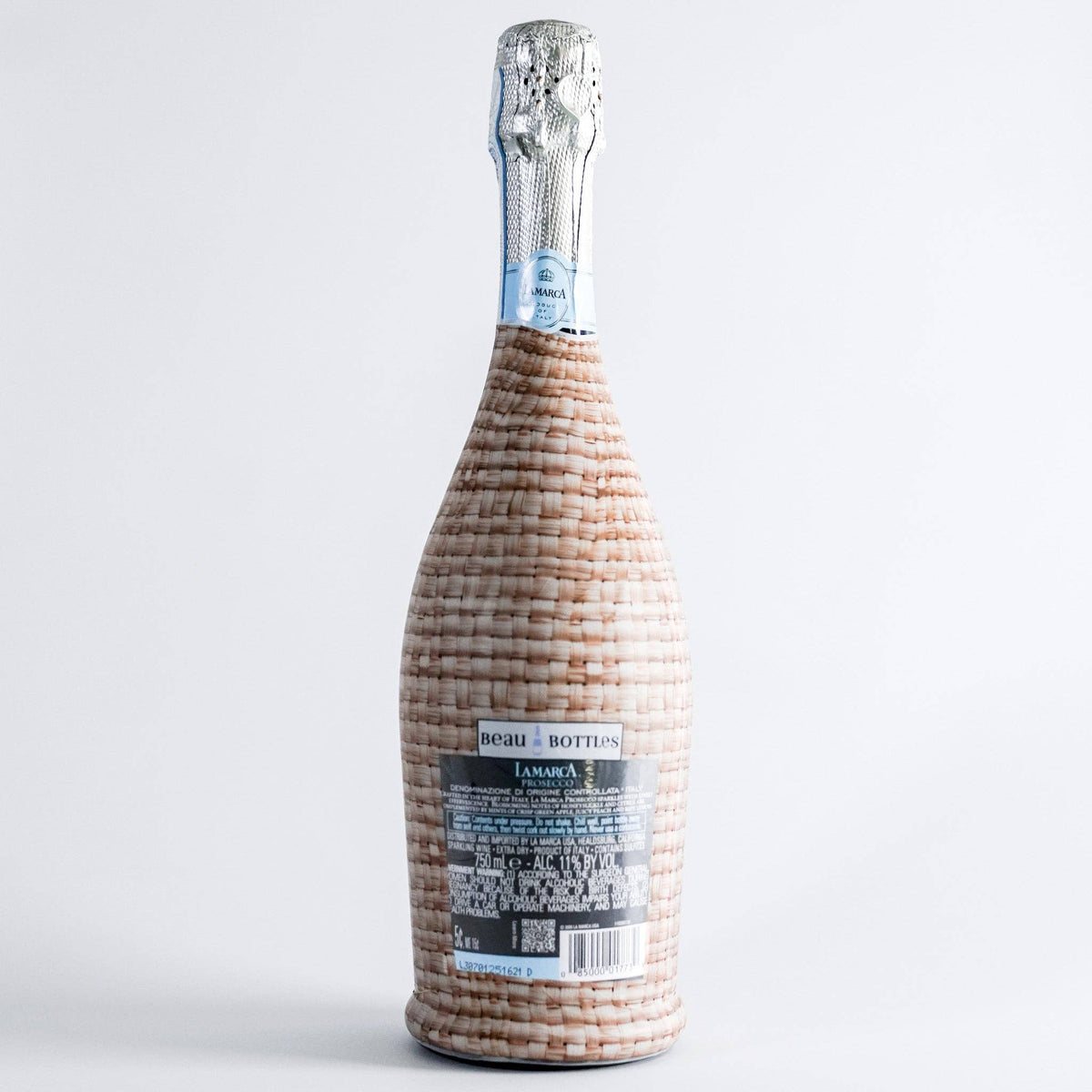 Beau Bottles Honey Rattan Weave- Prosecco Collection