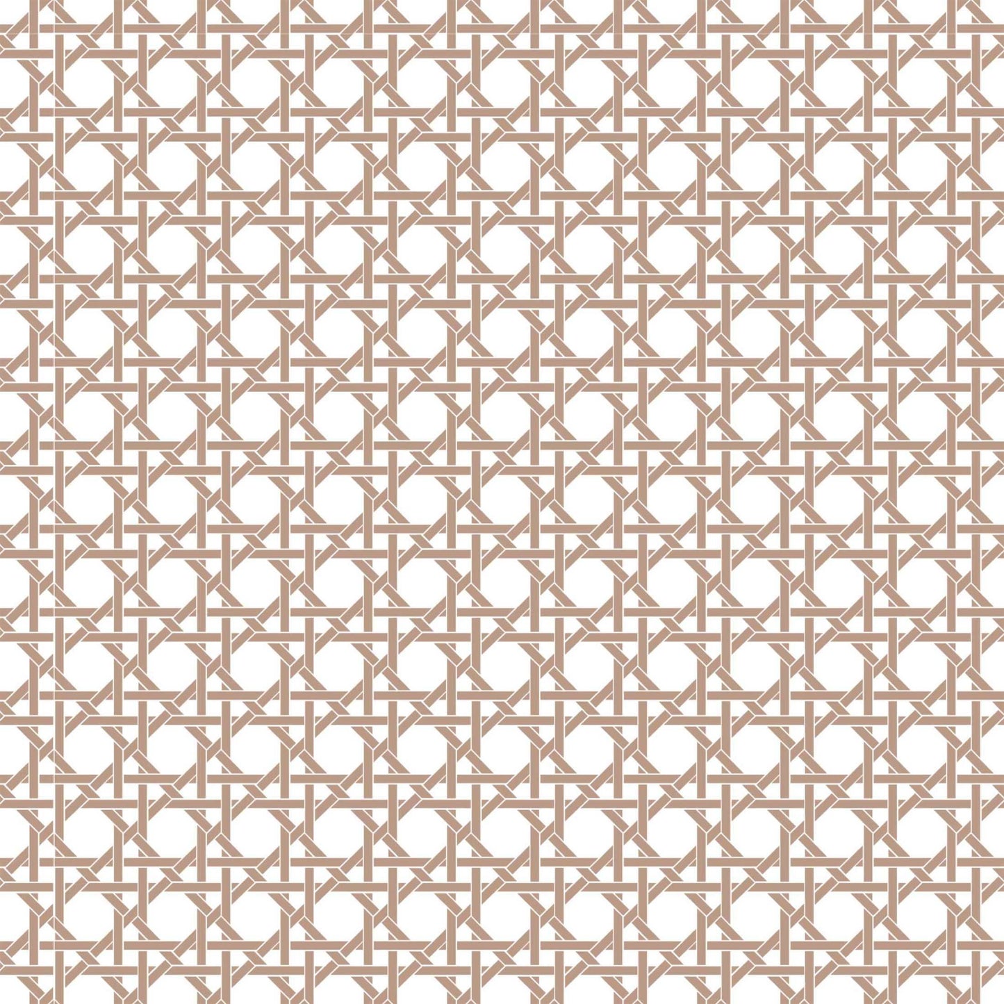 Brown & White Cane Prosecco Bottle Wrap