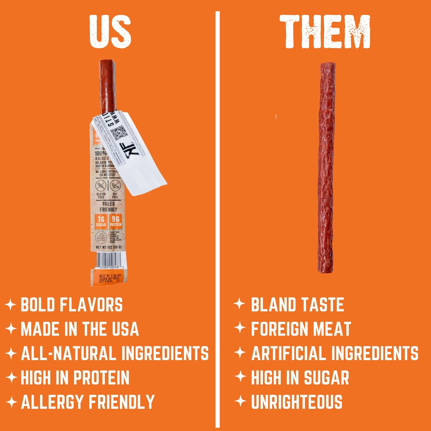 Fiery Habanero Beef Stick p