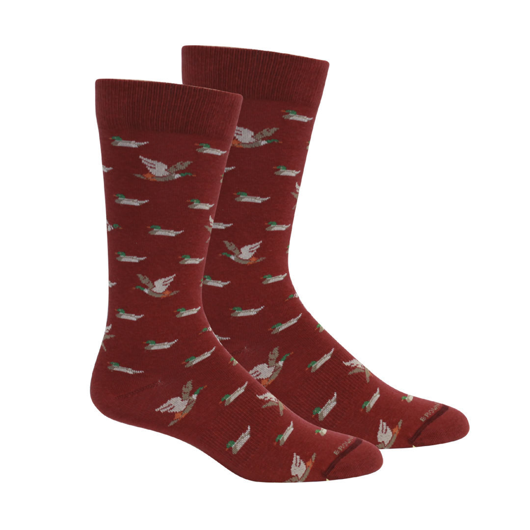 Belhaven (Ducks) Socks: Bluestone