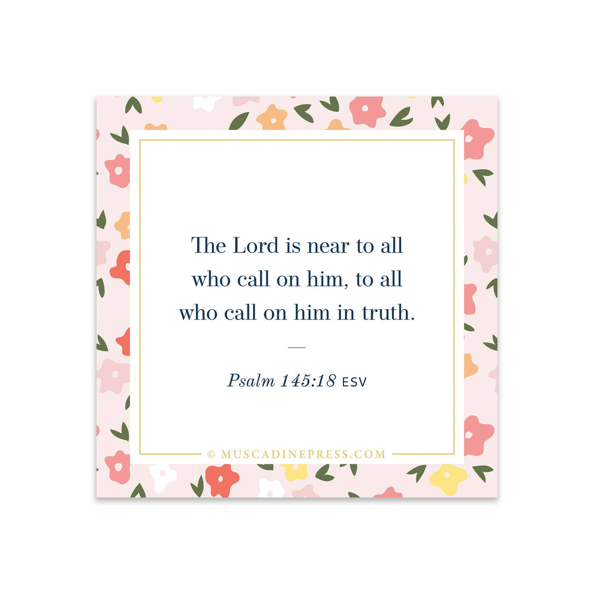 Scripture Mirror Cling, The Lord Is Near