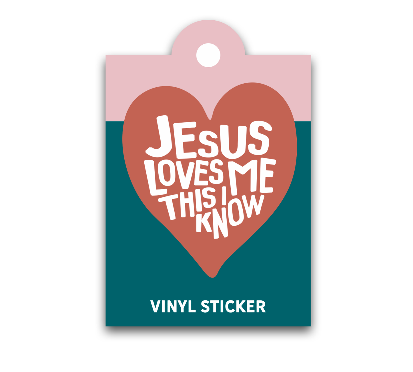 Jesus Loves Me Sticker