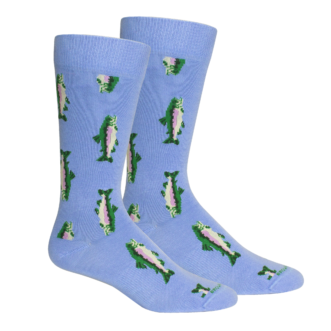 Watauga (Trout) Socks: Black