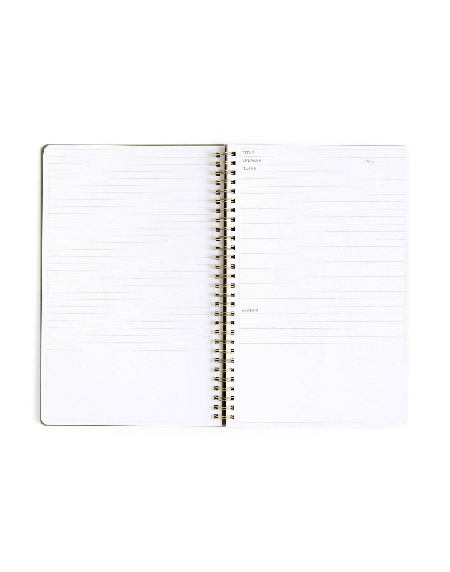 Olive Church Notes  Notebook