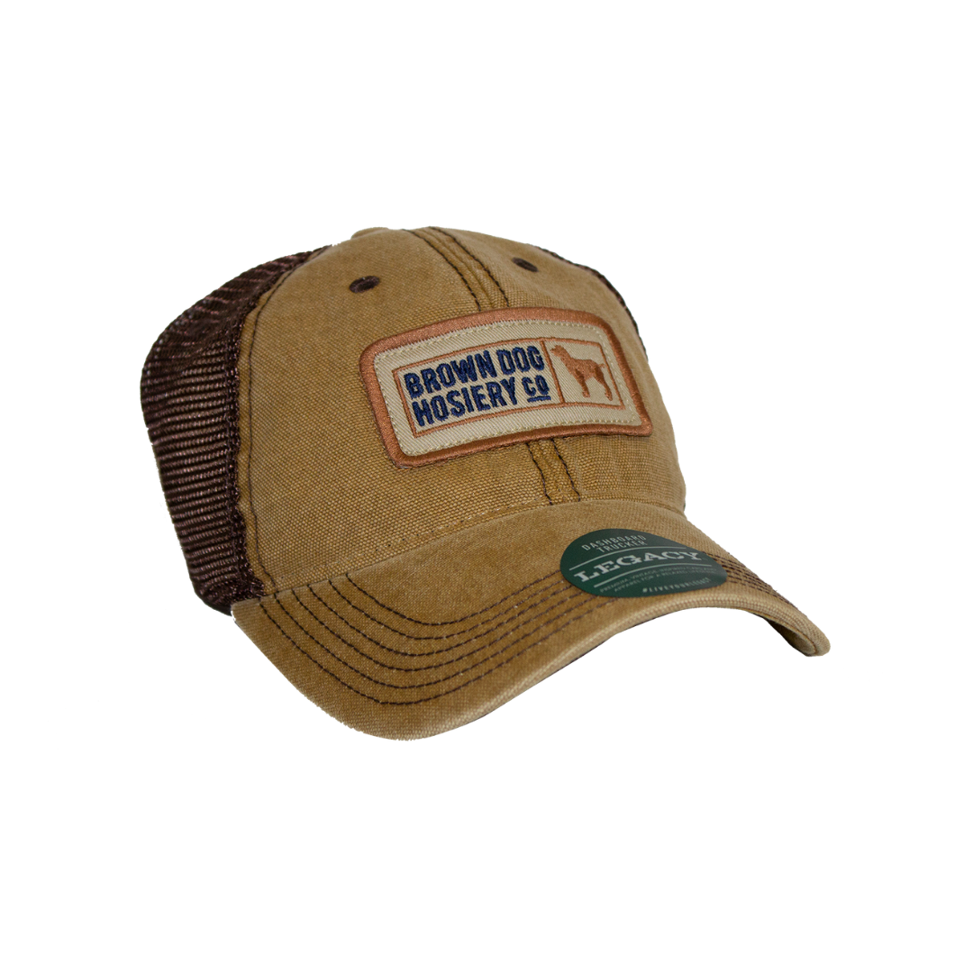 Brown Dog - Legacy Old Favorite Trucker Hat: Brown