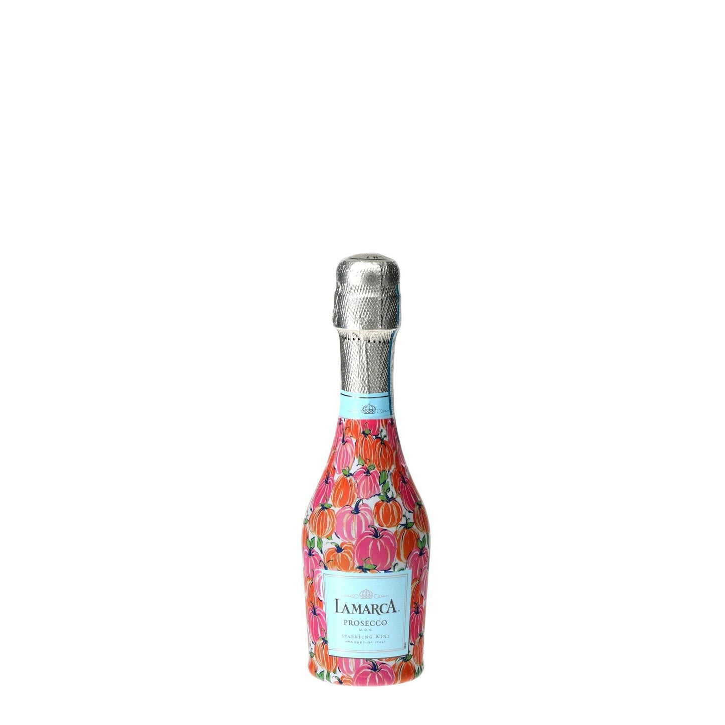 Pink & Orange Pumpkins Mini Prosecco Wraps