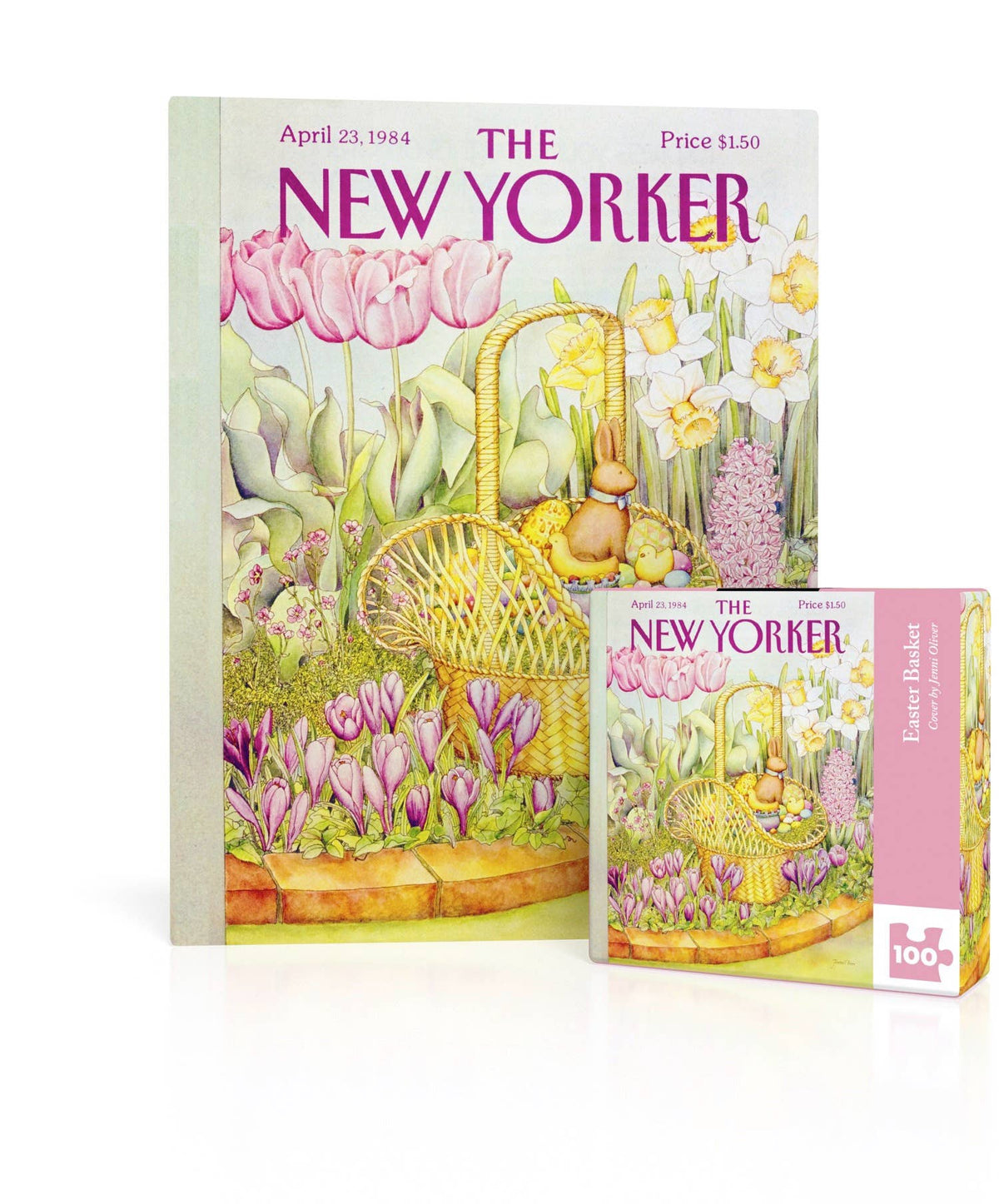 Easter Basket Mini - 100 Piece Vintage Easter Mini Puzzle