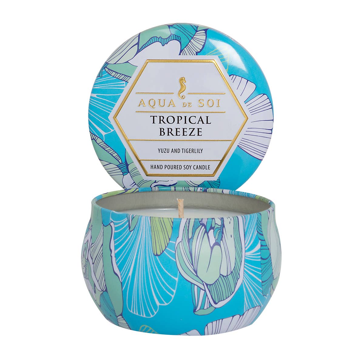 Tropical Breeze 4oz Aqua De SOi Candle Tin