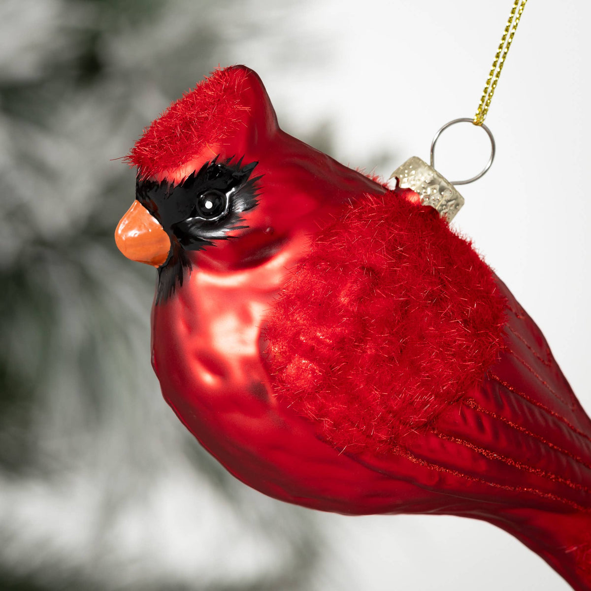 Cardinal Glass Ornament