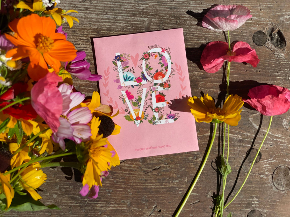 LOVE - Bouquet Wildflower Seed Packets