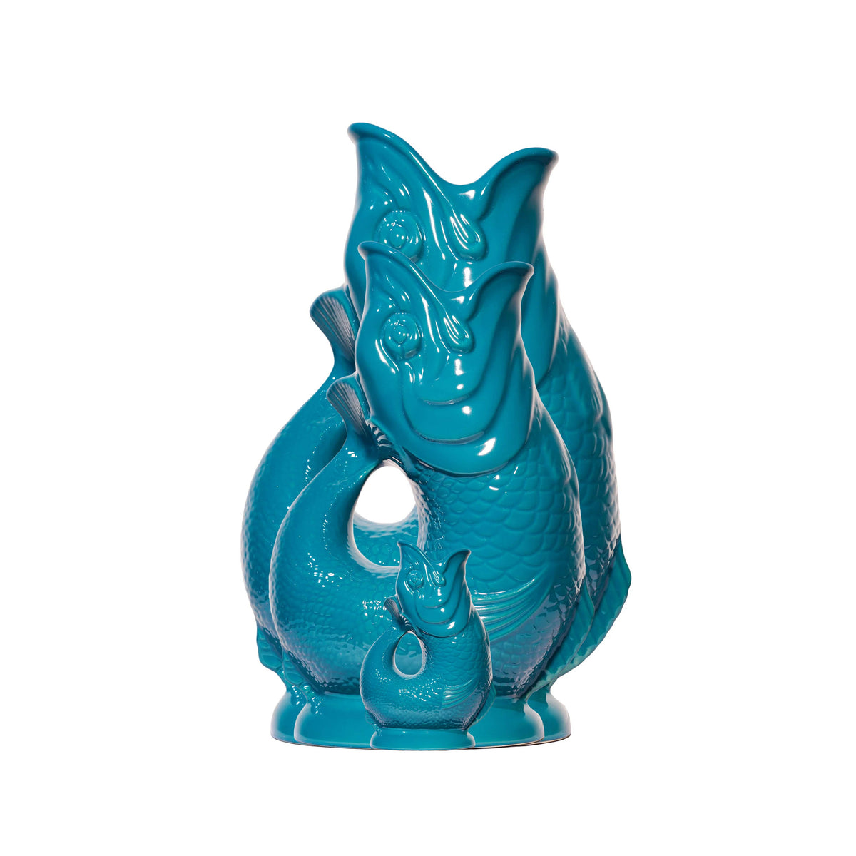 Teal Gluggle Jug: Mini