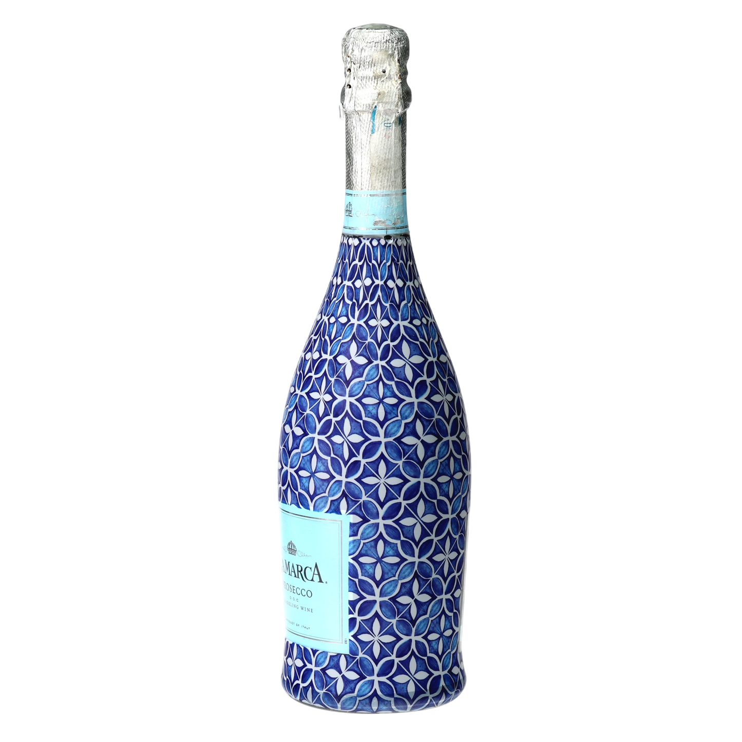 Andalusian Tile Prosecco Bottle Wrap