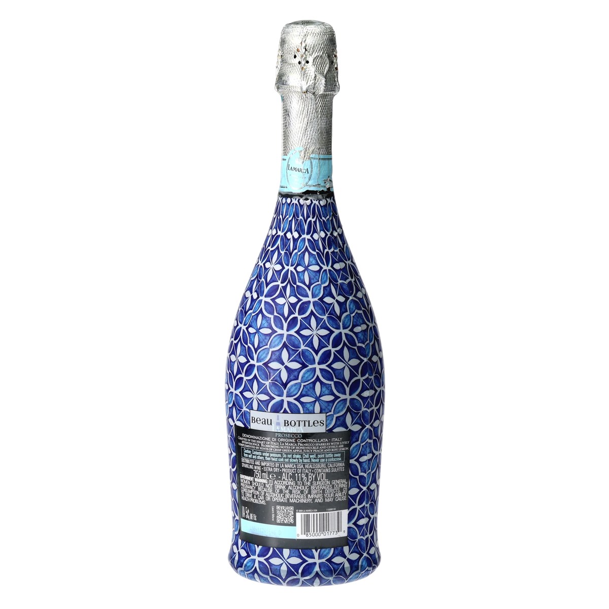 Andalusian Tile Prosecco Bottle Wrap