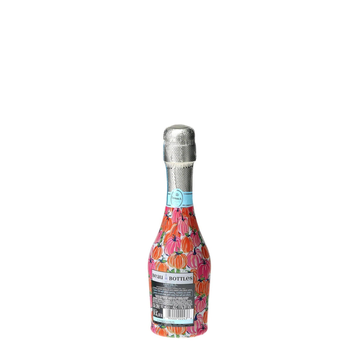 Pink & Orange Pumpkins Mini Prosecco Wraps