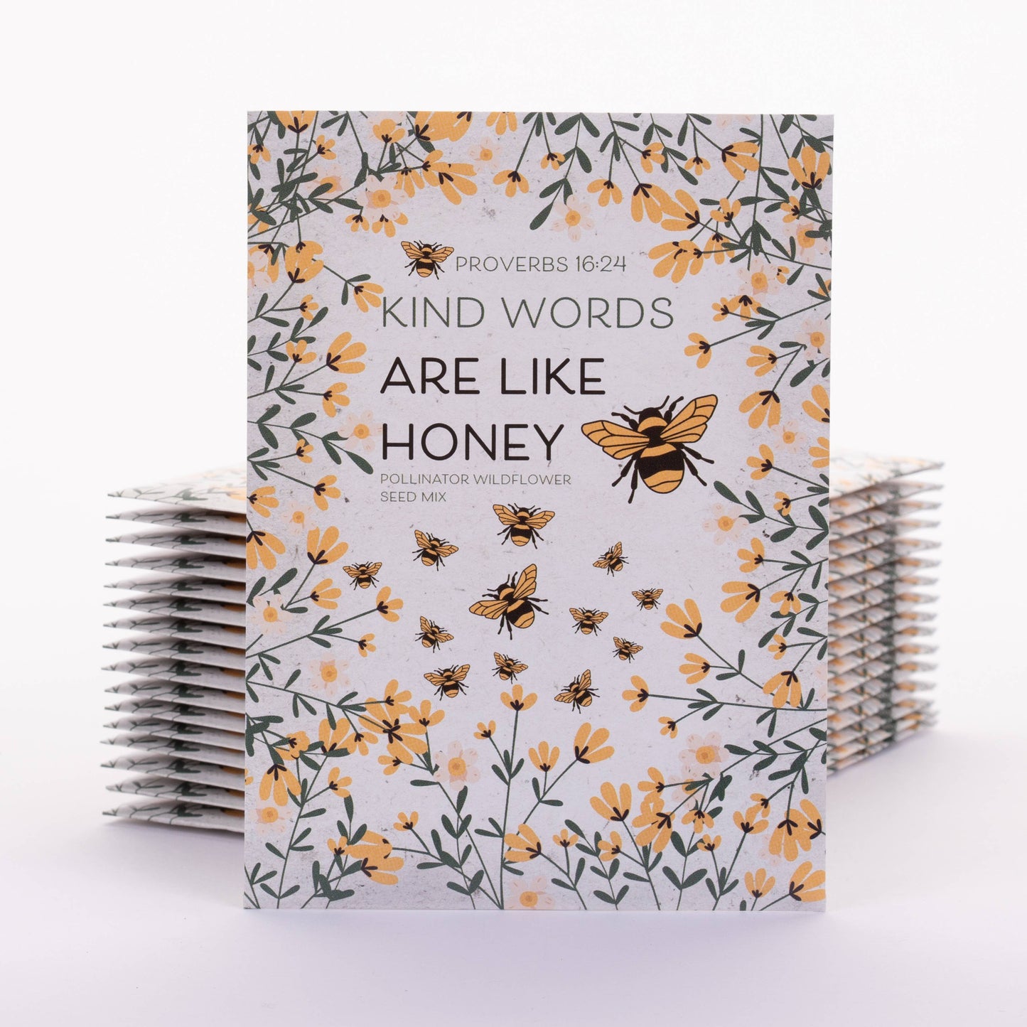Kind Words Are Like Honey - Pollinator Flower Seed Packets