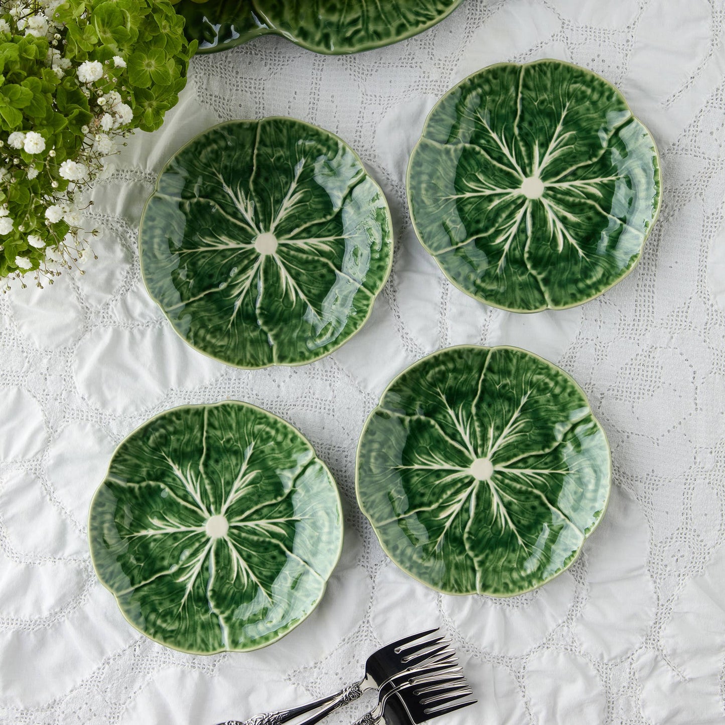 Le Jardin Cabbage 3-D Canape Plate