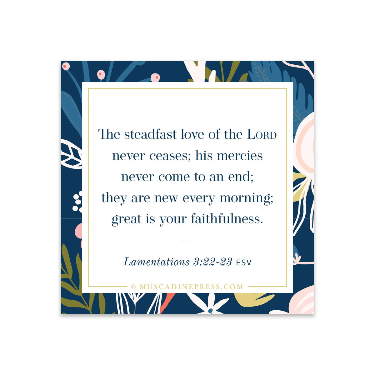 Scripture Mirror Cling, New Mercies Every Morning