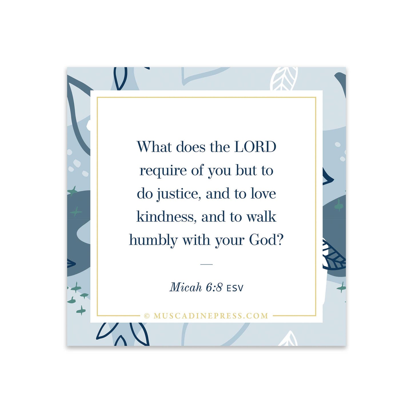 Scripture Mirror Cling, What the Lord Requires