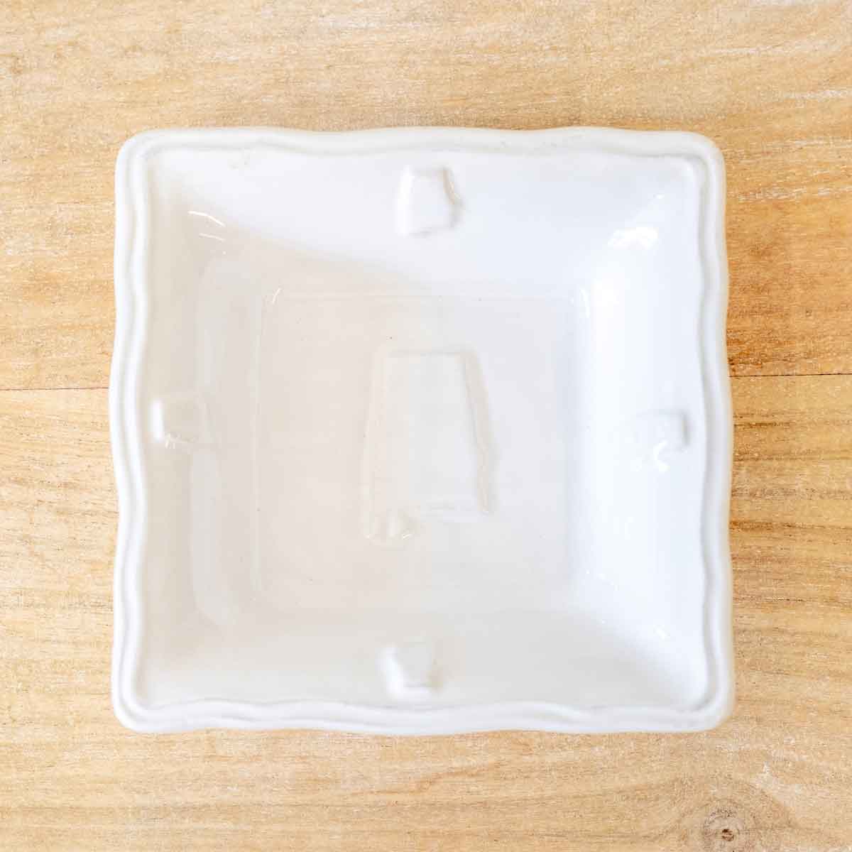Alabama Tidbit Dish   White   4.5x1.5x4.5