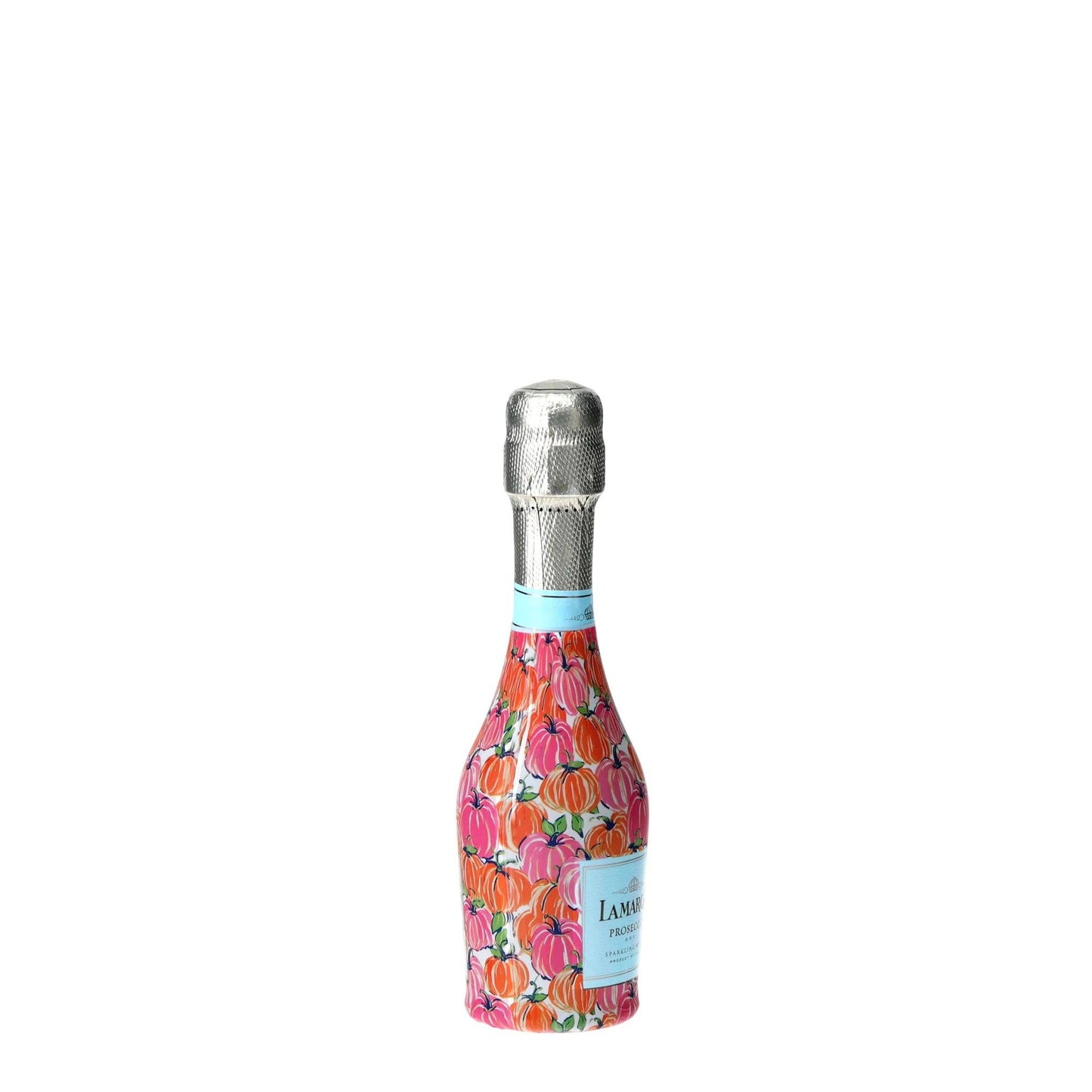Pink & Orange Pumpkins Mini Prosecco Wraps