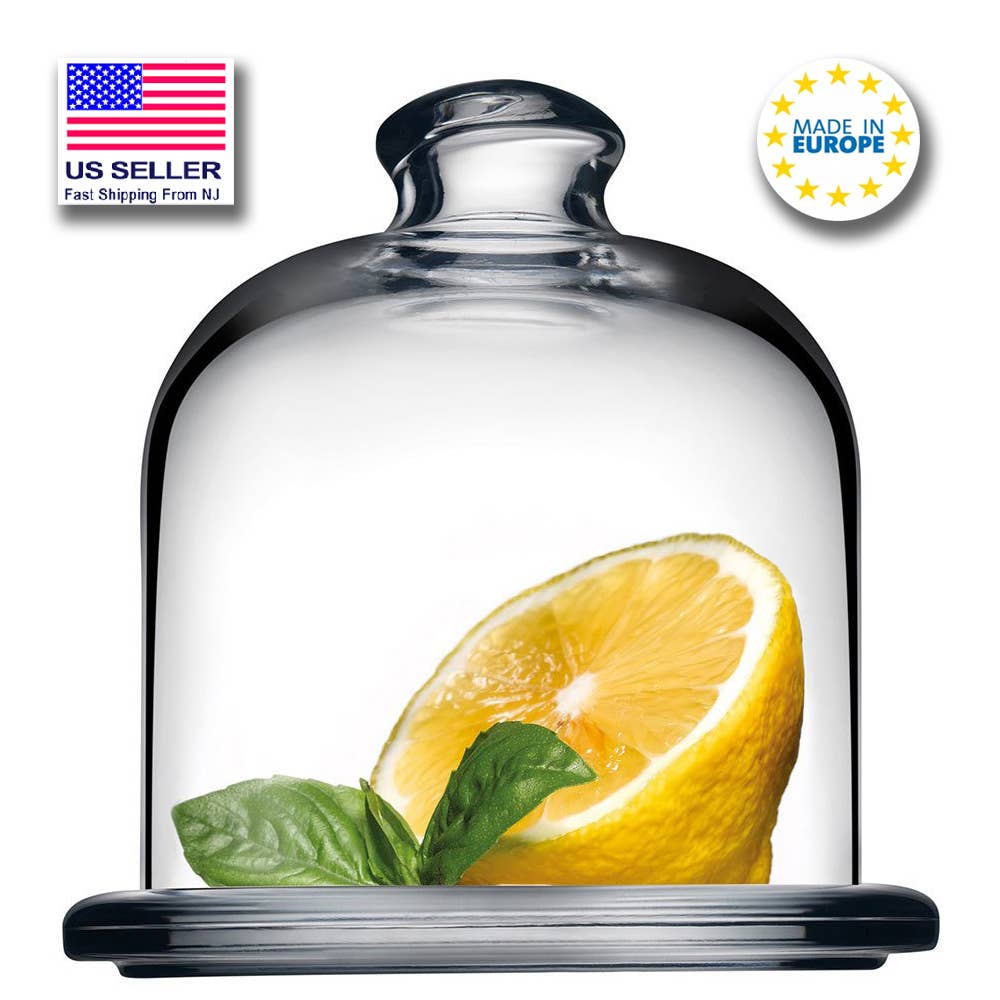 Mini Stand with Dome, Glass Food Preservation with Lid, 4 in