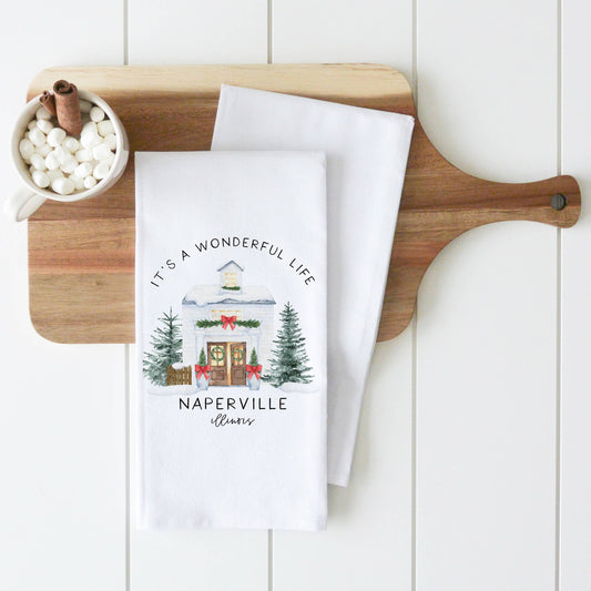 Wonderful Home Tea Towel: Natural