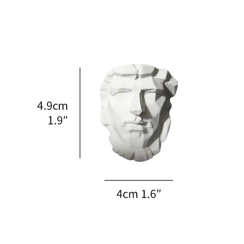 Miniature Greek Busts - Intricately Carved: David