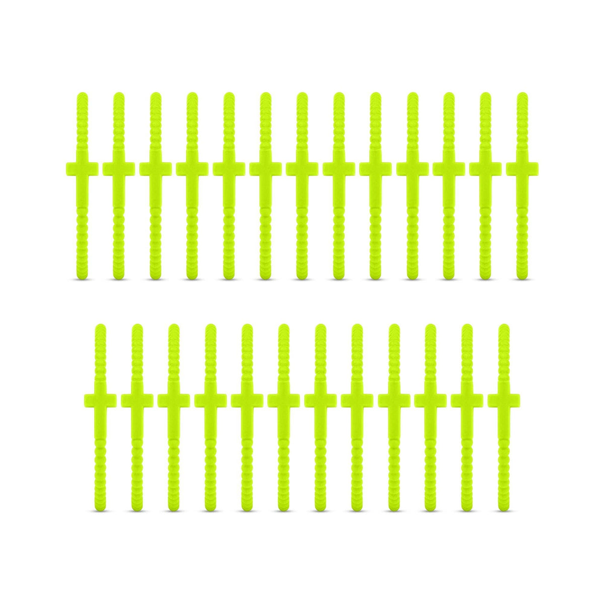 Jesus Bracelets - 25 Packs: White (25 Pack), Small