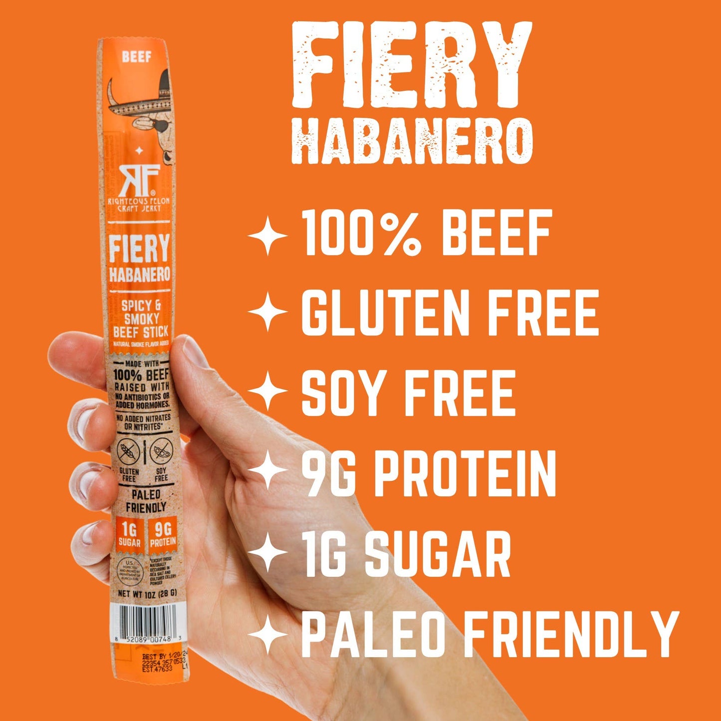 Fiery Habanero Beef Stick p