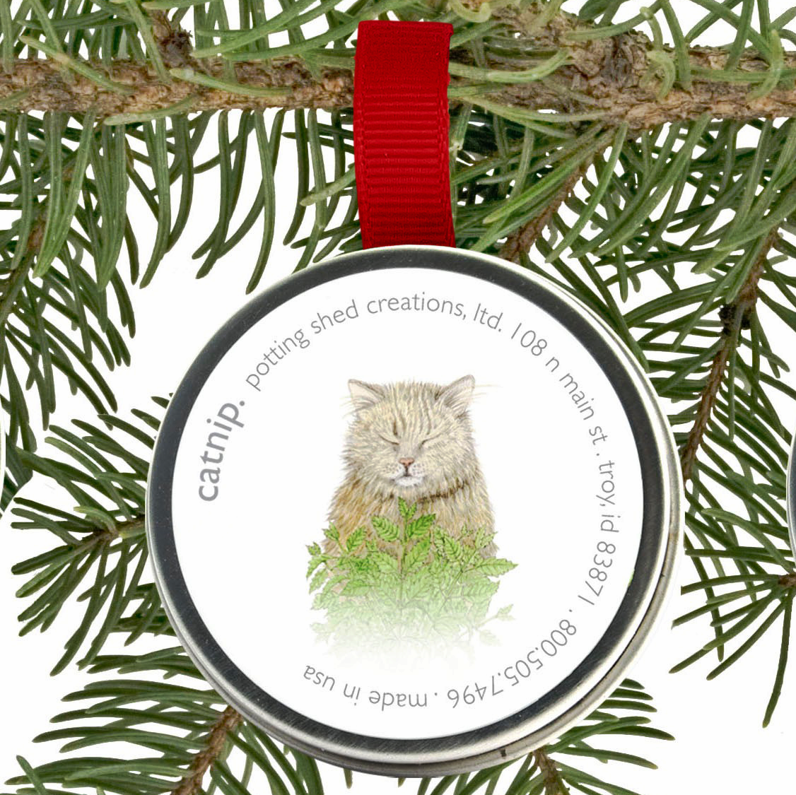 Pet Sprinkle Ornaments | Christmas idea | Dog & Cat ornament: Catnip