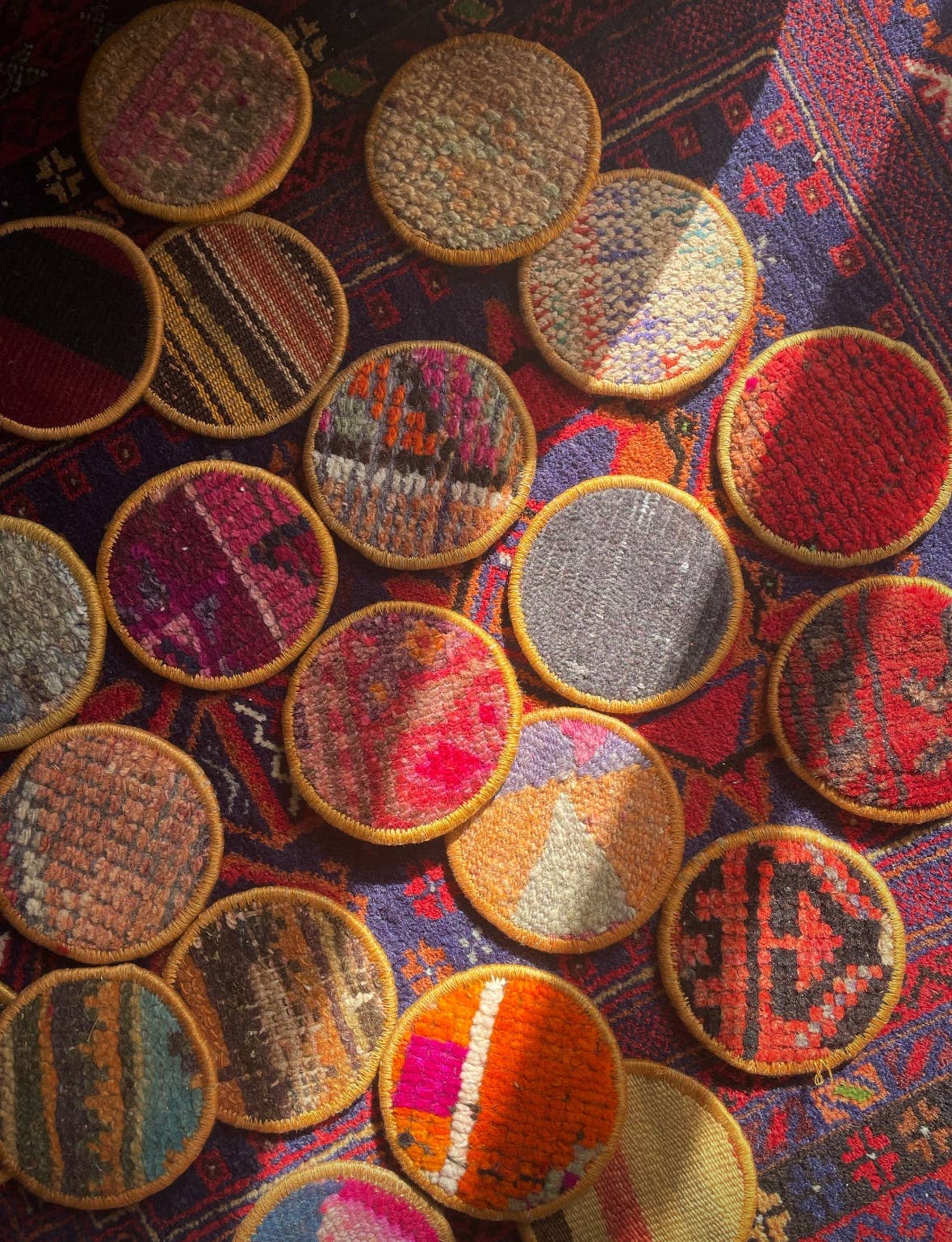 Vintage Kilim Rug Coaster