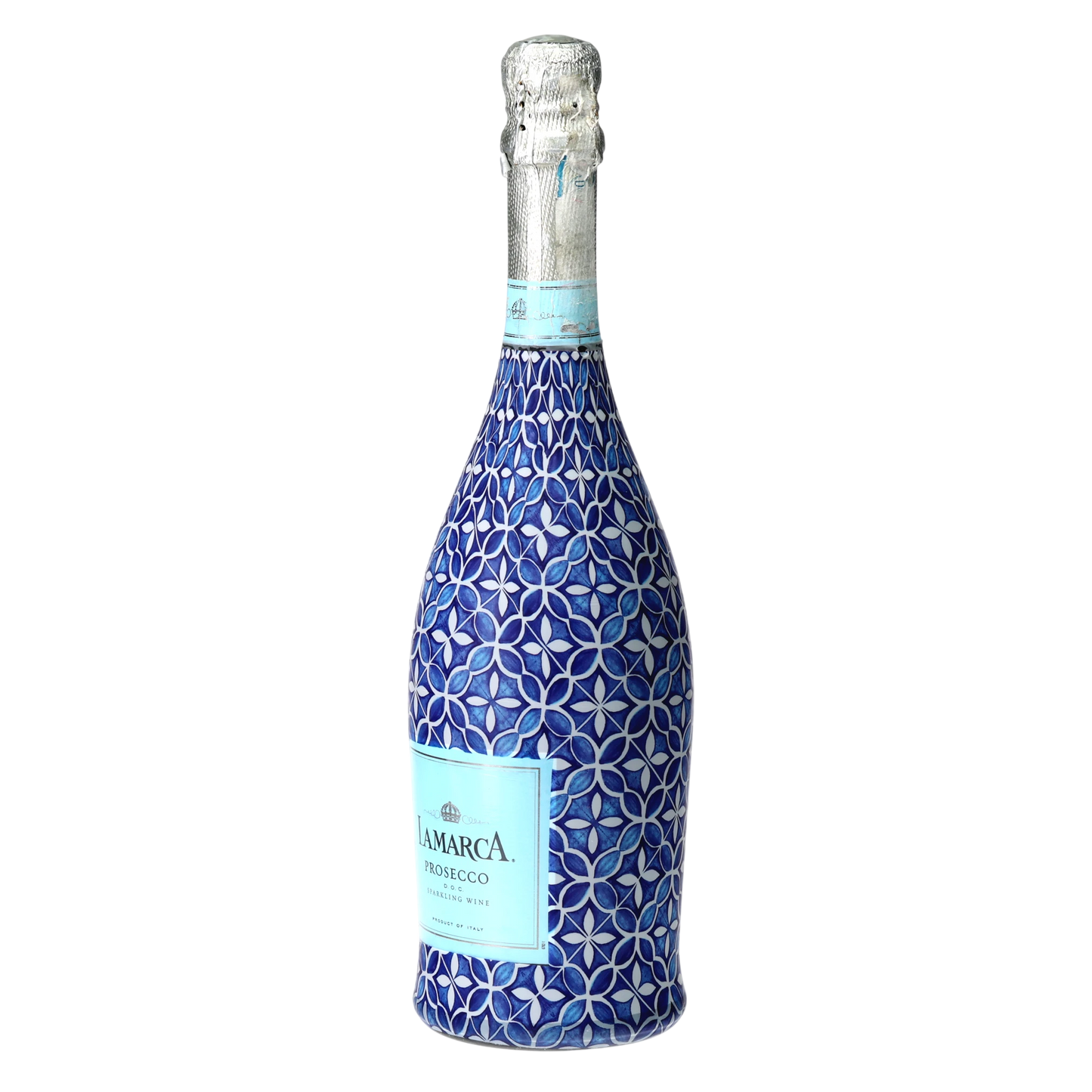 Andalusian Tile Prosecco Bottle Wrap