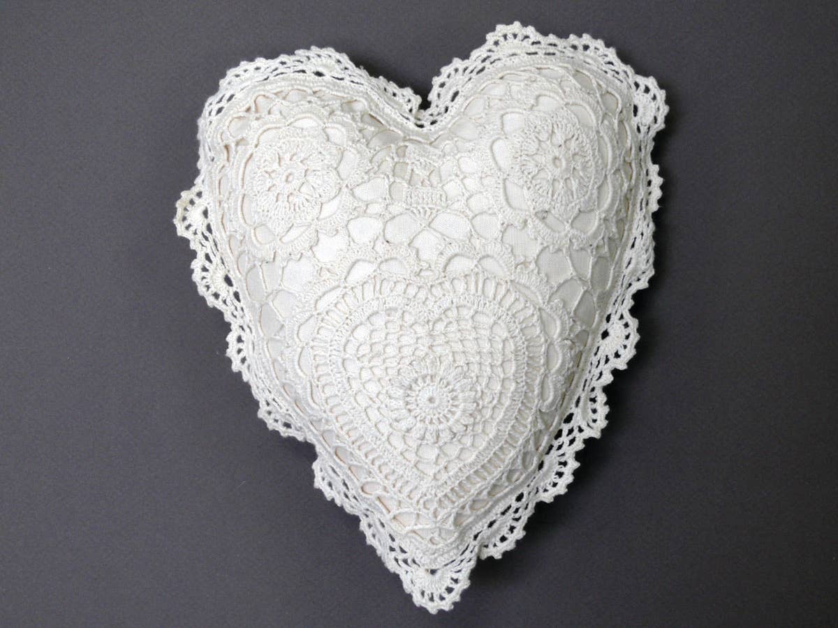 All Crochet Filled Sham