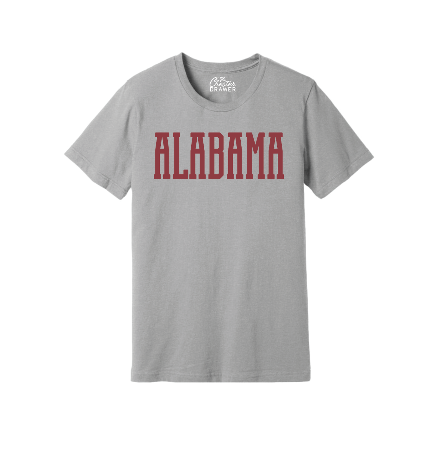 Alabama Dahmer: Athletic Grey + Crimson, Medium