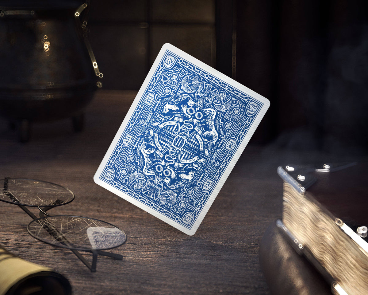 Harry Potter Playing Cards: Blue (Ravenclaw)