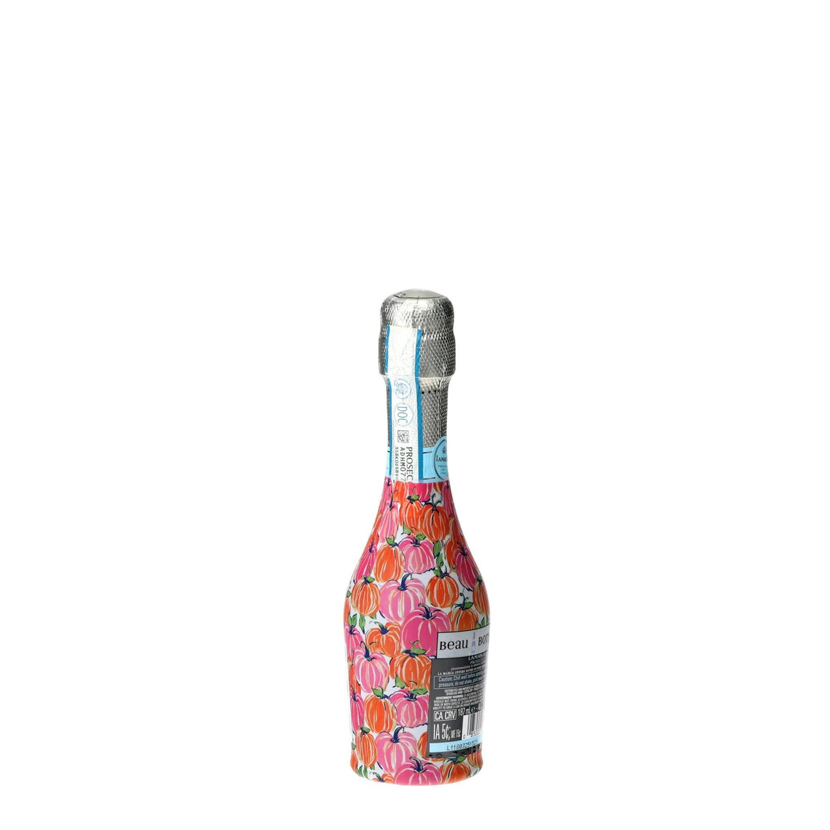 Pink & Orange Pumpkins Mini Prosecco Wraps