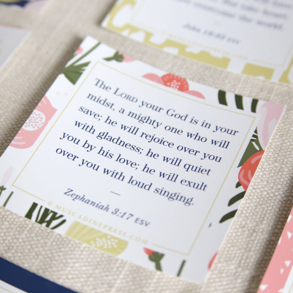 Scripture Mirror Cling, Mighty to Save