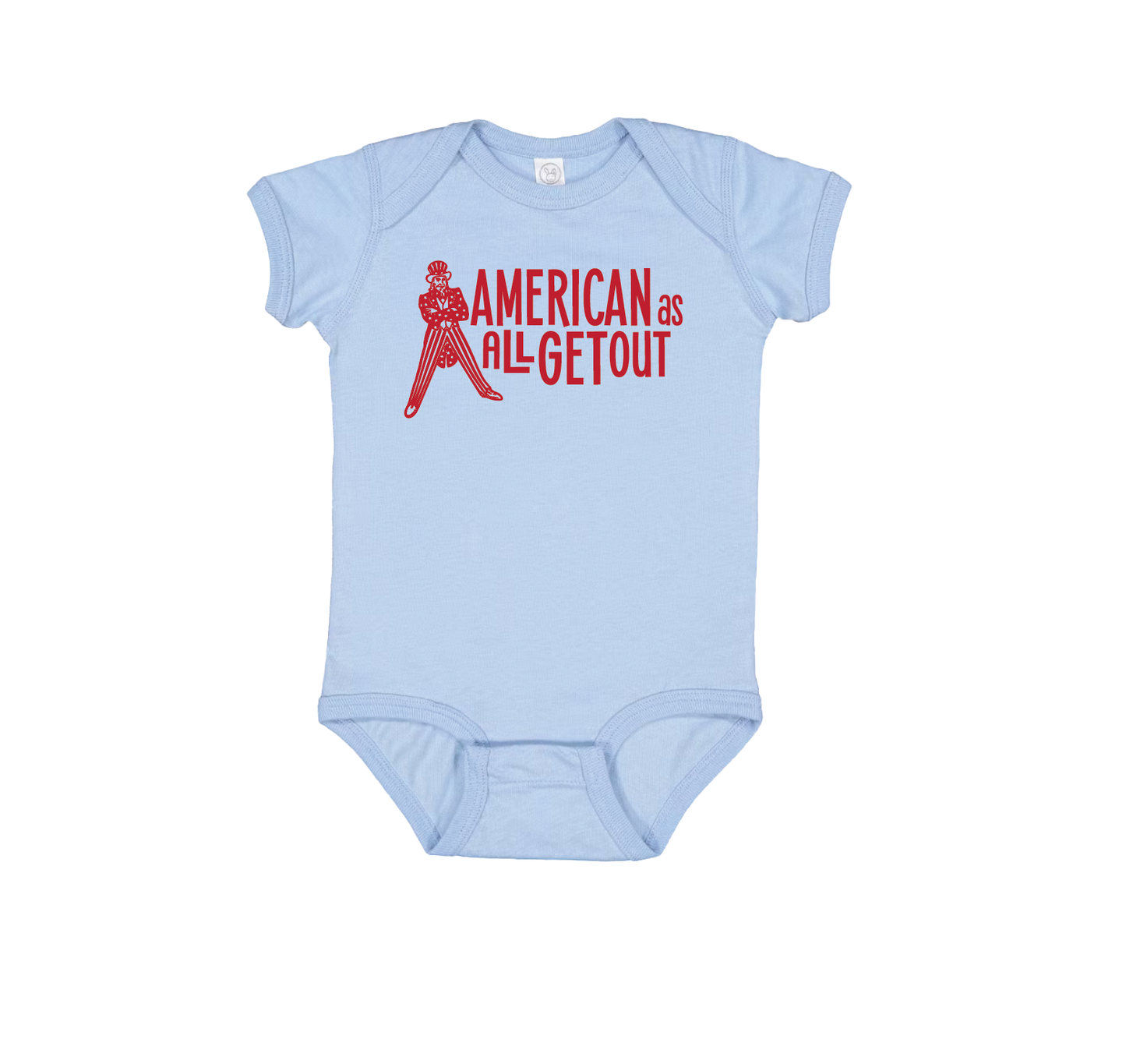 American As All Getout: Red + Navy, 2XL