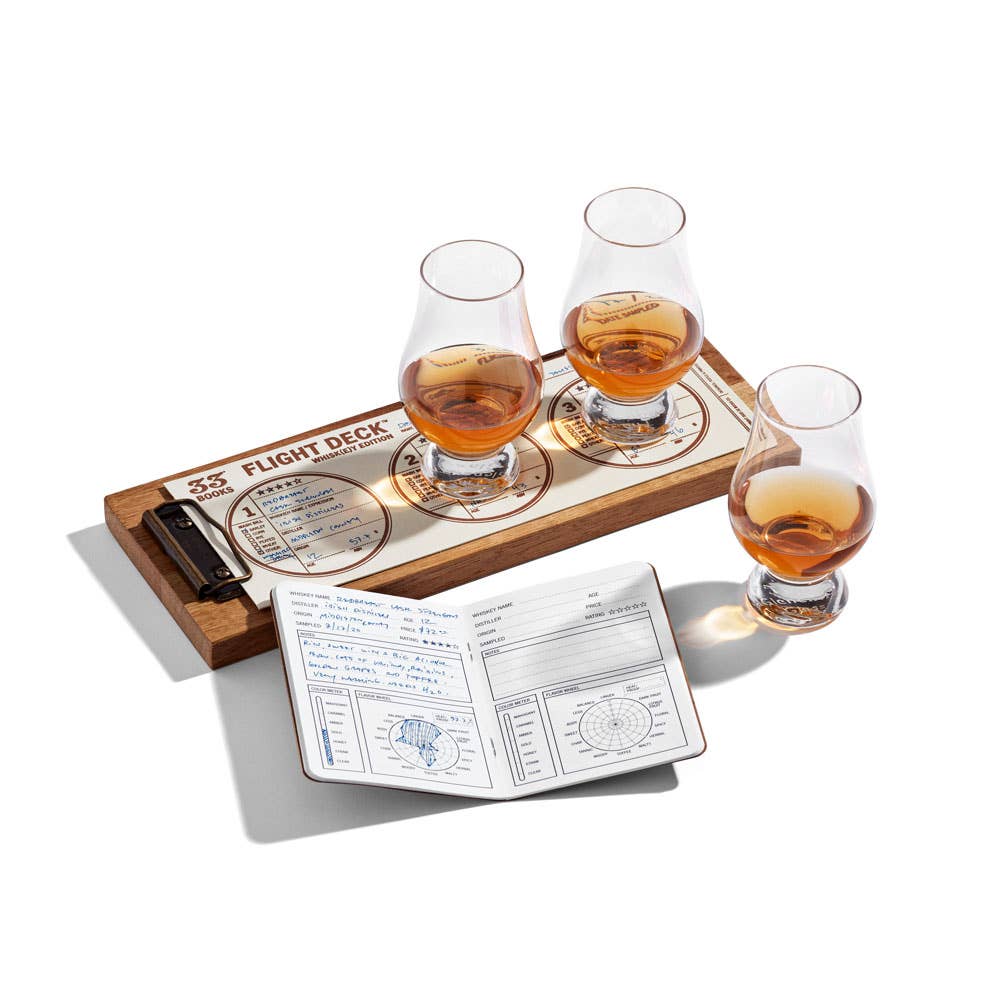Whiskey Flight Deck | Coasters for Whiskey | Christmas Gifts