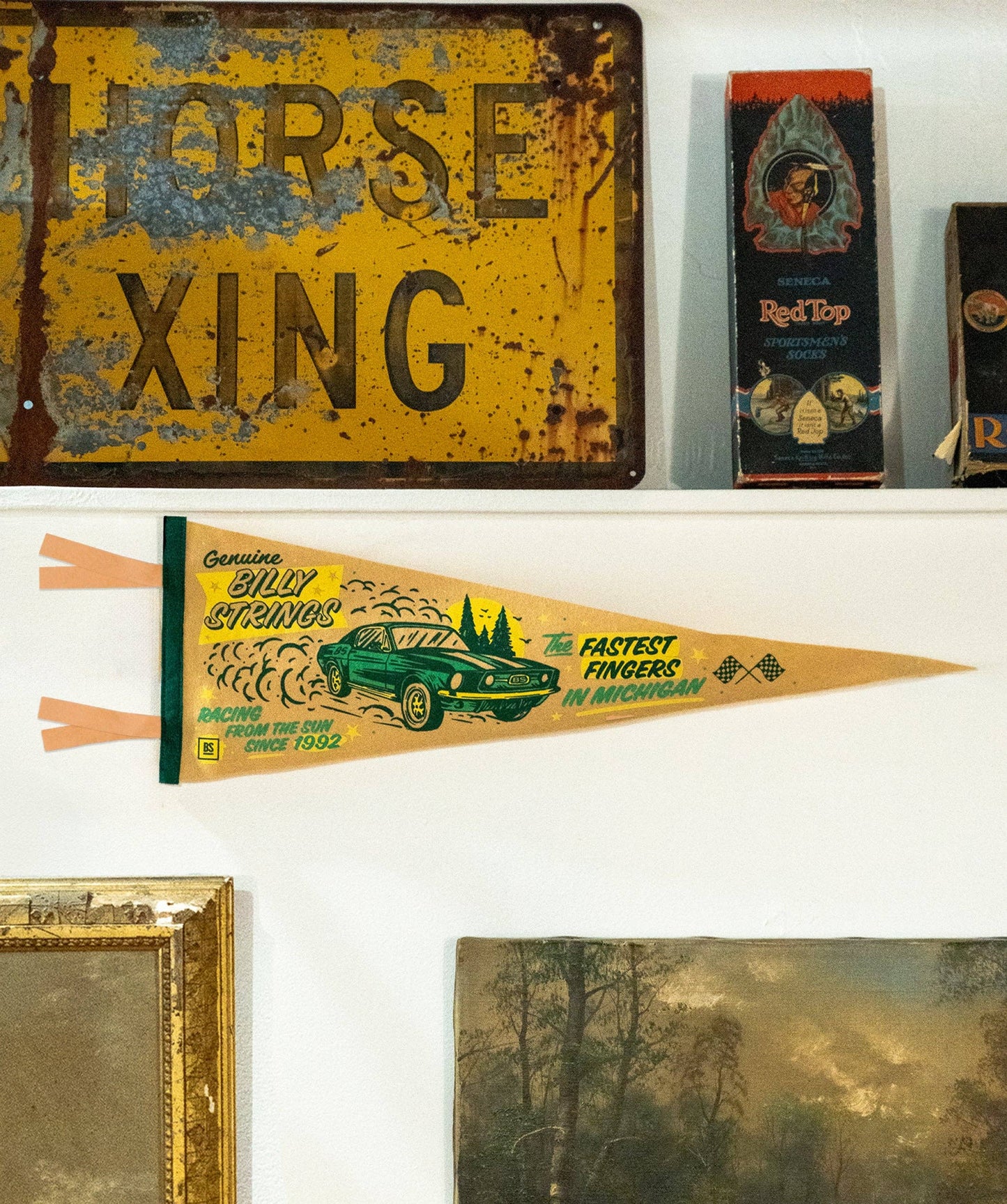 Genuine Billy Strings Pennant • Billy Strings x Oxford Pennant