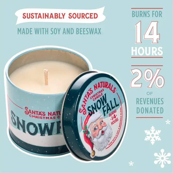 Snow Fall 3.5oz Mini Candle