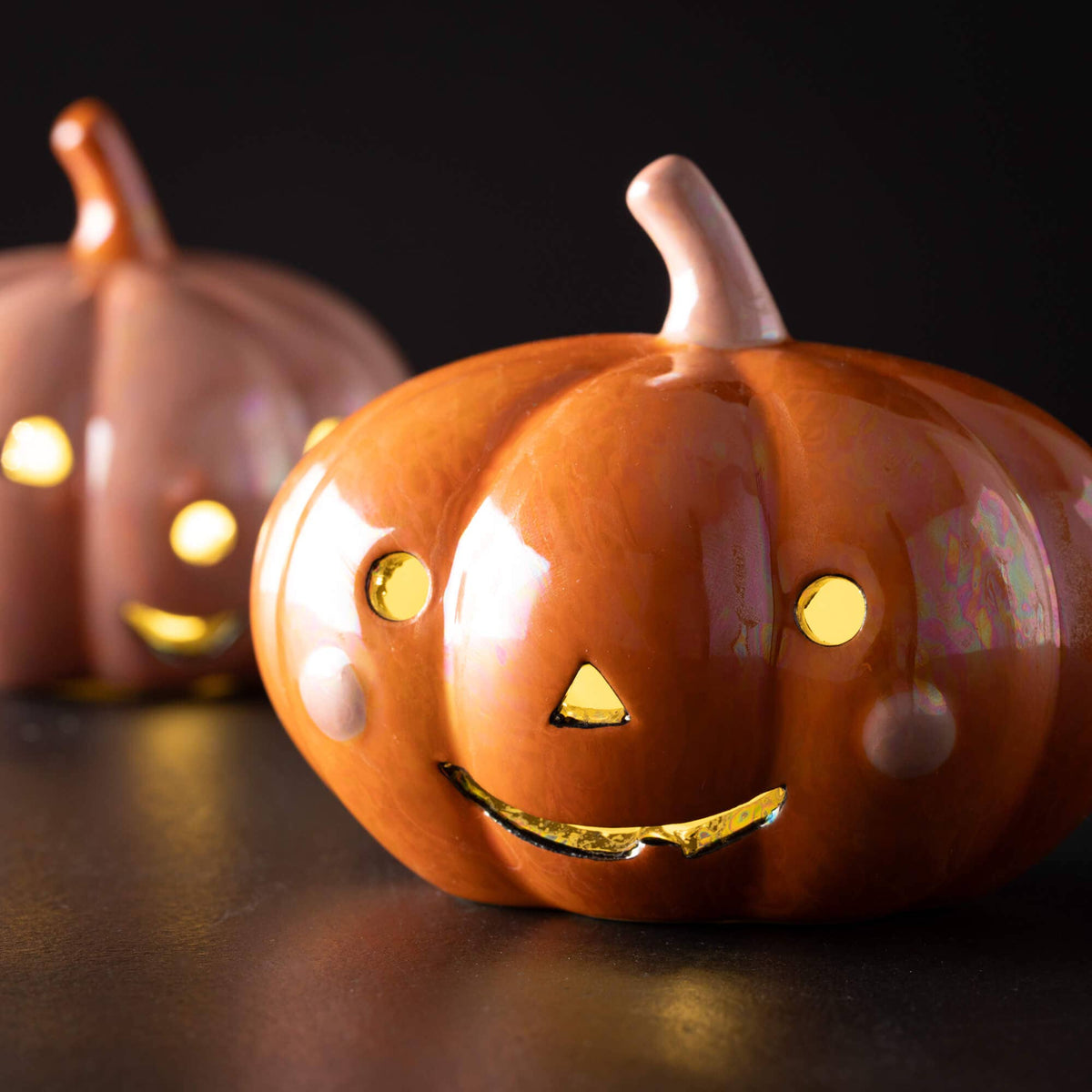 Jack-O'-Lantern Led Set Of 2