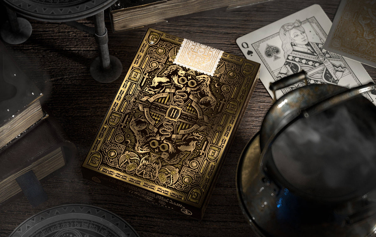 Harry Potter Playing Cards: Yellow (Hufflepuff)
