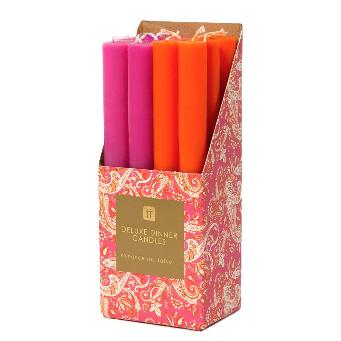 Orange & Pink Taper Candles | POS | Mothers Day Gifts |