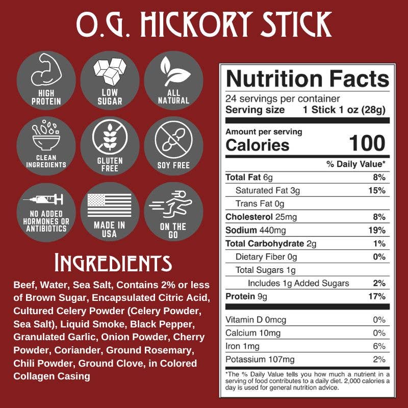 Hickory Beef Stick