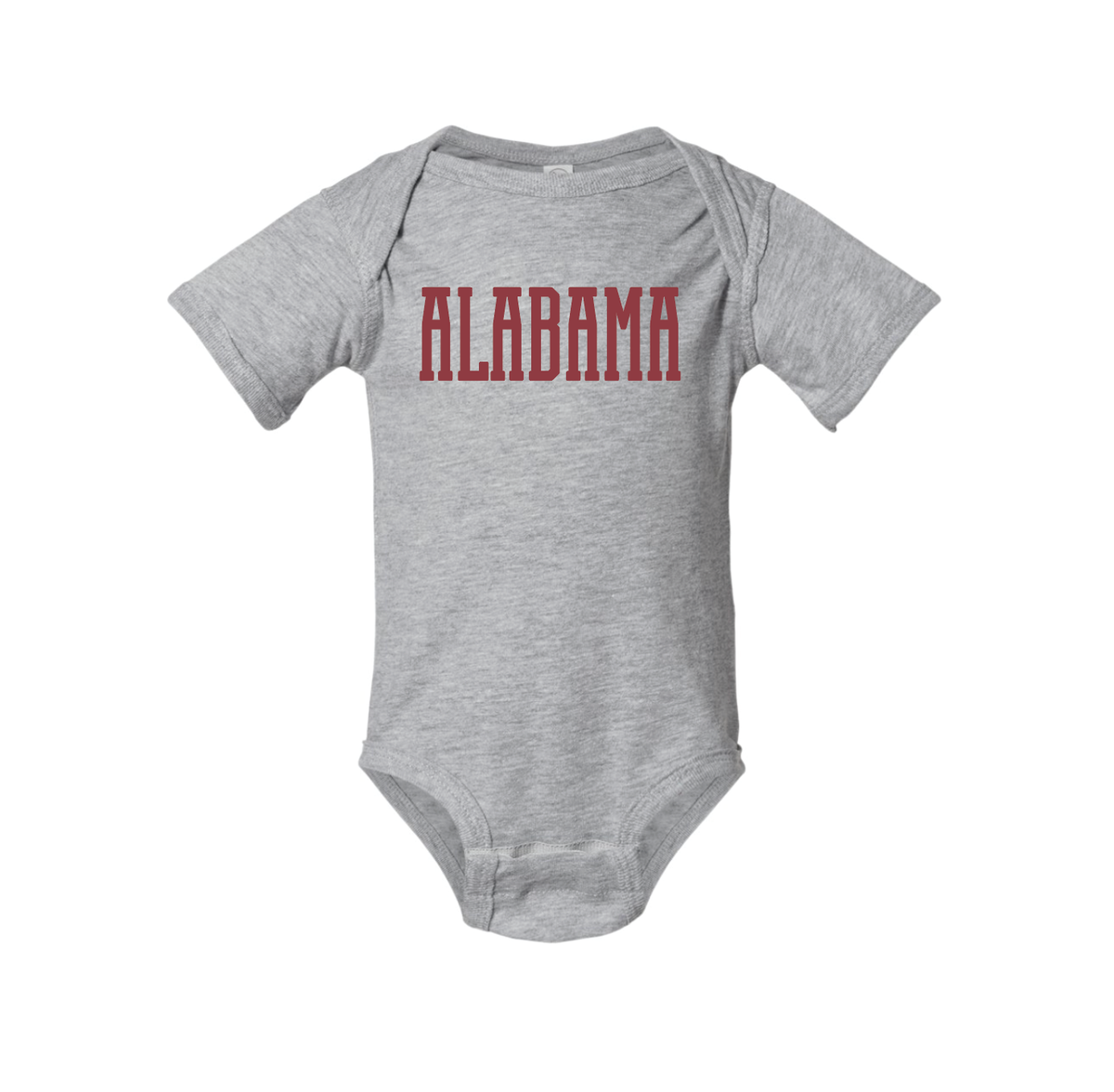 Alabama Dahmer: Athletic Grey + Crimson, Large