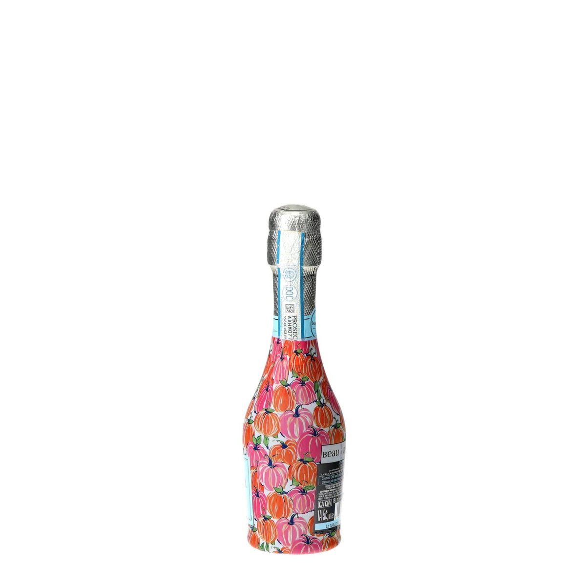Pink & Orange Pumpkins Mini Prosecco Wraps