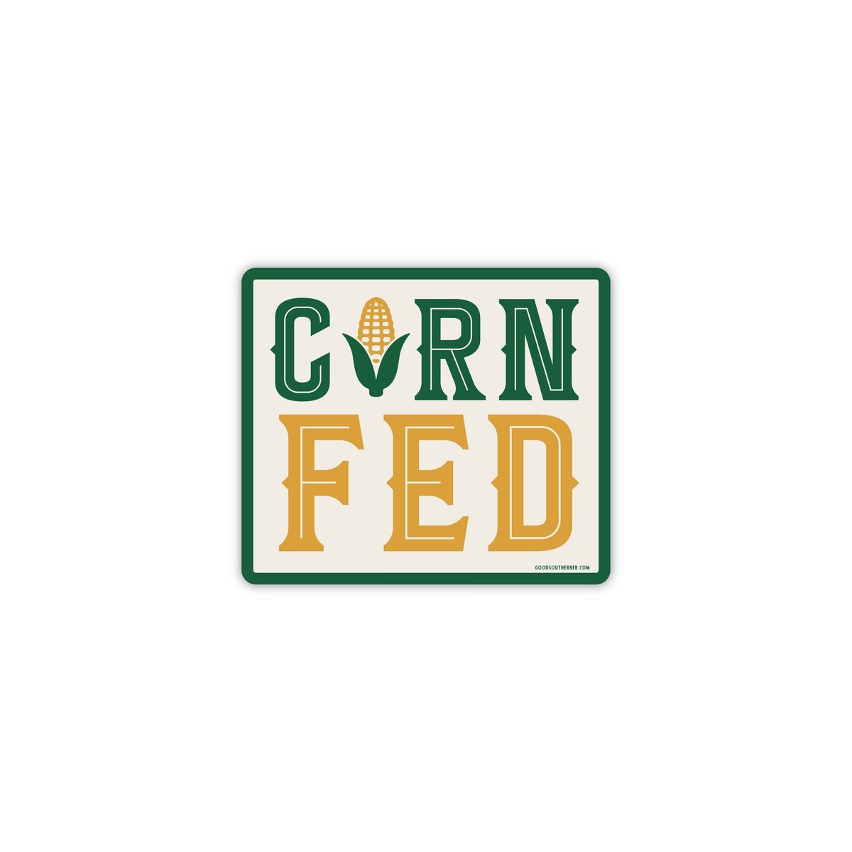 Corn Fed Sticker